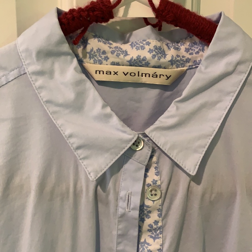 Light blue cotton women’s shirt. Size 40. - Picture 2 of 4